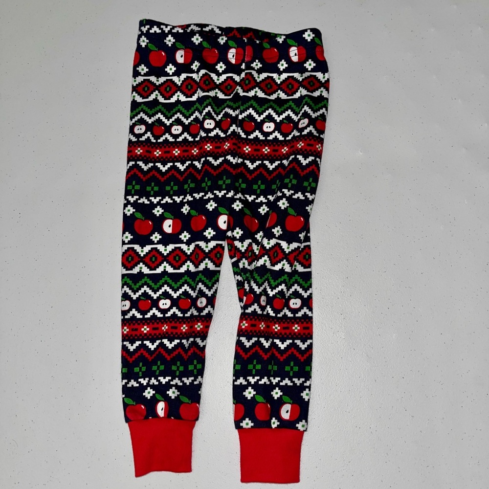 💙 NWOT Gymboree Apple Unisex Pajama Pants